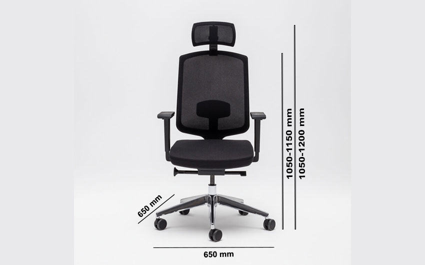 Fargo – Operational Chair With Optional Headrest