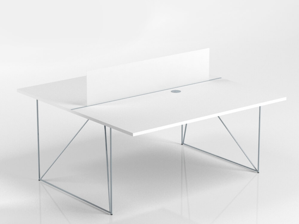 Fendi 1 Operational Desk With Metal Frame 6