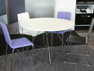 Fendi 2 Meeting Table With Steel Legs 2