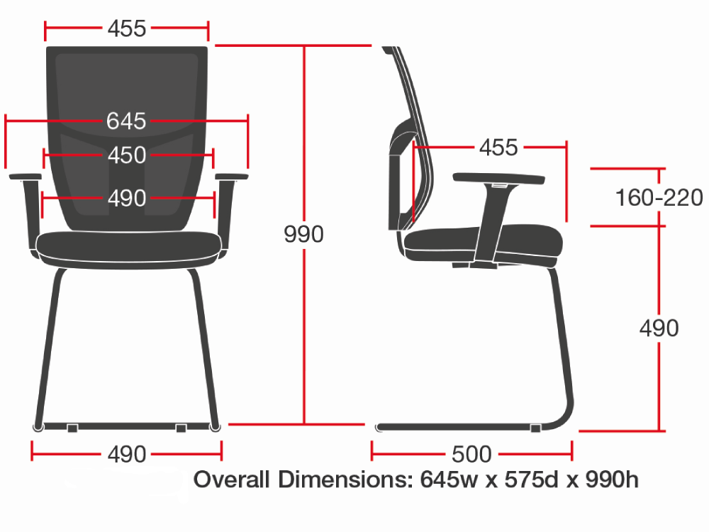 Oria – Operator & Meeting Chair With Optional Arms Img 05