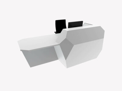 Sahira Diamond Shape Reception Desk N1 R