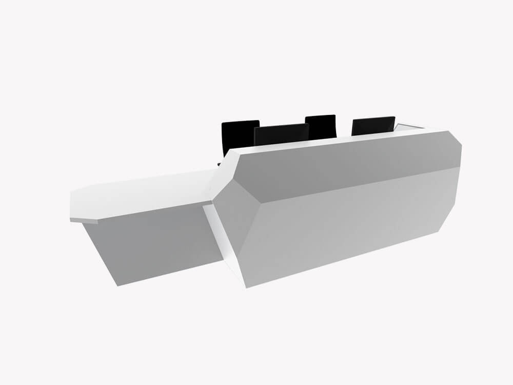 Sahira Diamond Shape Reception Desk N2 R