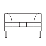 L1030 x D830 x H670 (One Seater)