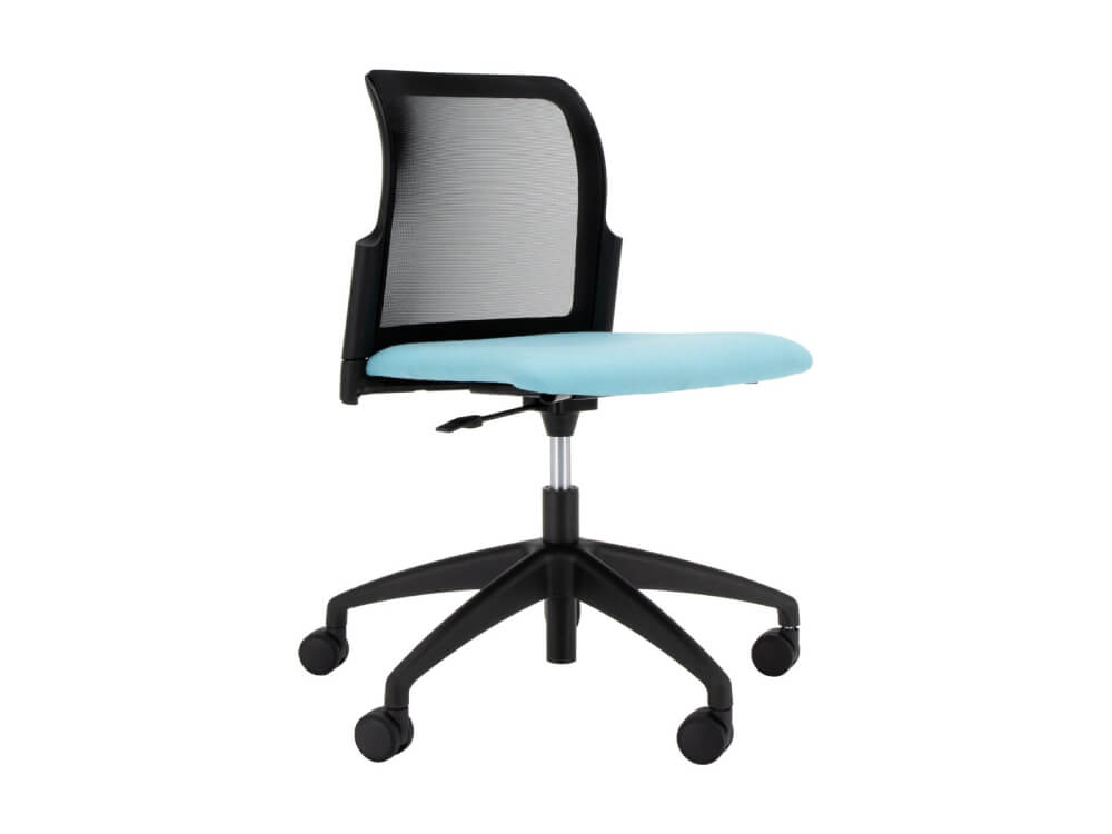 Silvio Task Chair With Optional Arms And Writing Table 13