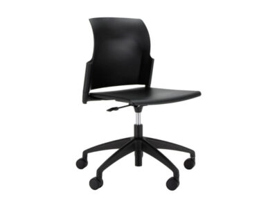 Silvio Task Chair With Optional Arms And Writing Table 14