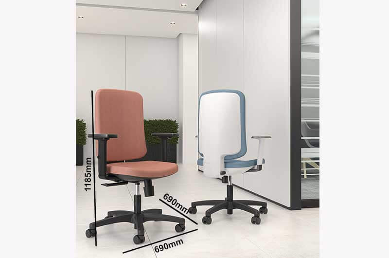 Vaanee Operator Office Chair Size Img