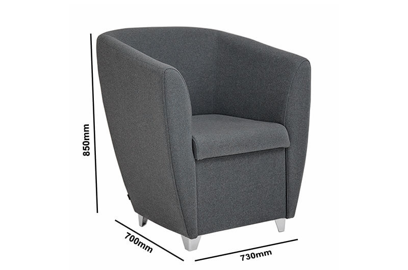 Vyra Tub Chair Soft Seating Size Img