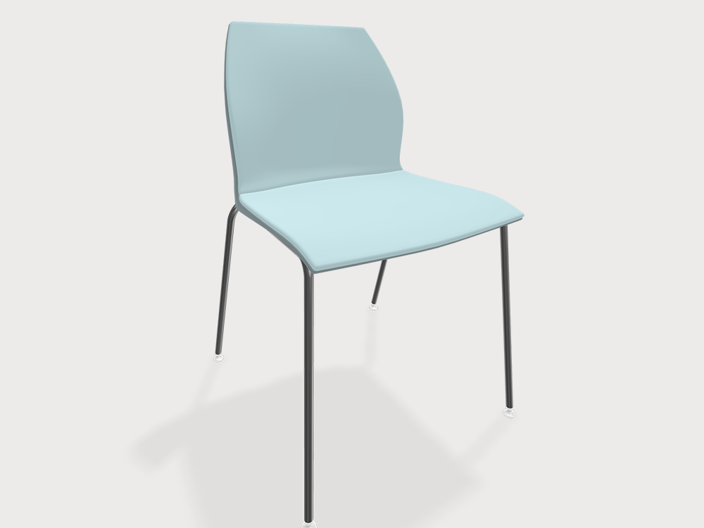 Bice Multi Purpose Chair Without Arms Aluminium Frame