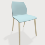 Bice Multi Purpose Chair Without Arms Maple Wood Frame