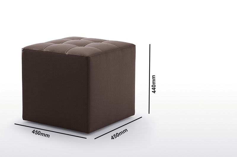 Nicia Waiting Area Design Pouf Size Img