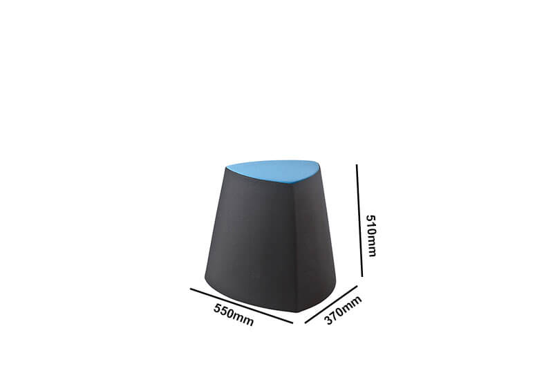 Romia Multicolor Pouf Size Img