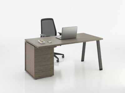 Carita 1 A Legs Executive Desk With Optional Modesty Panel And Credenza Unit 8