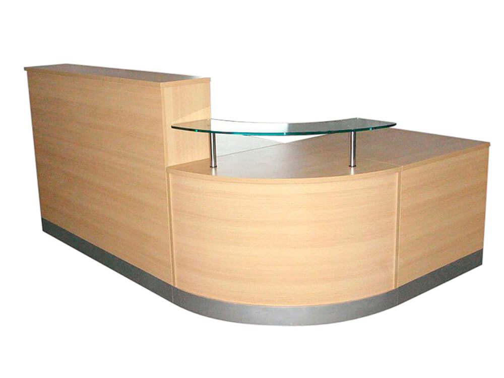 Macall L Shaped Reception Desk 1