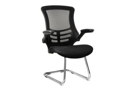 Madan 1 Black Cantilever Legs Meeting Room Chair