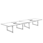 Medium Rectangular Shape Table (10 Persons)