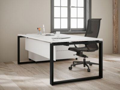 Nabila Executive Desk With Optional Credenza Unit 3