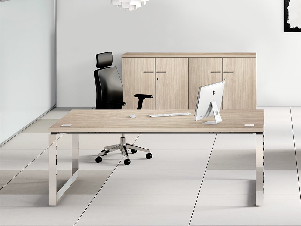 Nabila – Executive Desk With Optional Credenza Unit 02