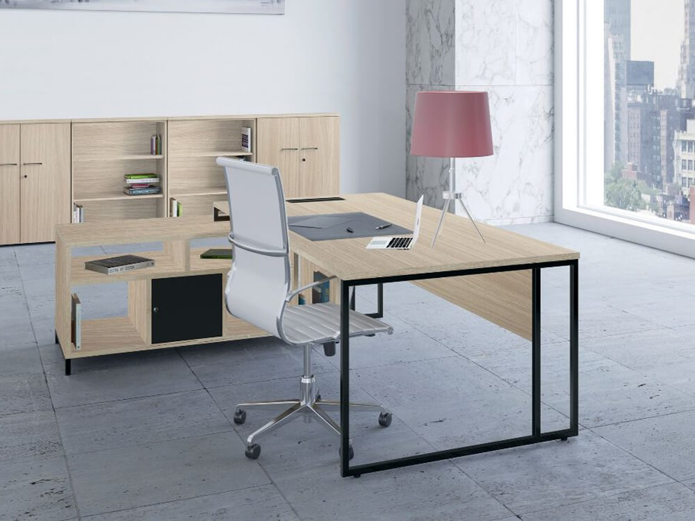 Nadalia Executive Desk With Optional Return And Credenza Unit 2