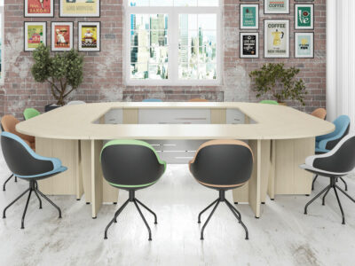 Najia 2 Square Meeting Table