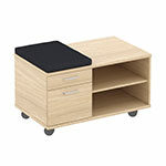 1x Single And 1x Filing Drawer With Pad