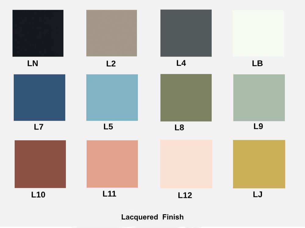 Bl Lacquered Finish
