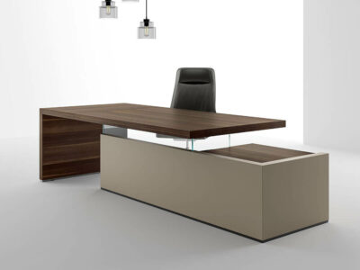Executive Desk With Optional Return, Pedestal And Credenza Unit 03 Img