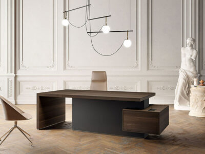 Executive Desk With Optional Return, Pedestal And Credenza Unit 09 Img