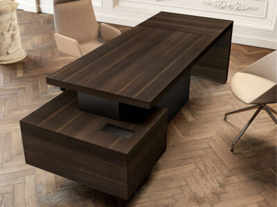 Executive Desk With Optional Return, Pedestal And Credenza Unit 11 Img