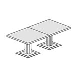 Small Rectangular Shape Table (8 Persons)