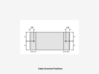 Gianny Cable Grommet Positions