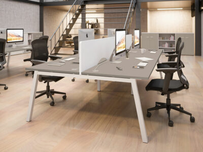 Nailah 1 Operational Office Desk For 2 And 4 Persons 3