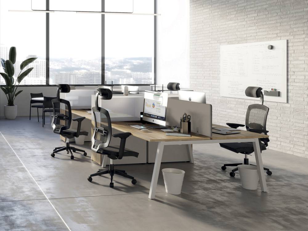 Nailah 1 – Operational Office Desk For 2 And 4 Persons 2