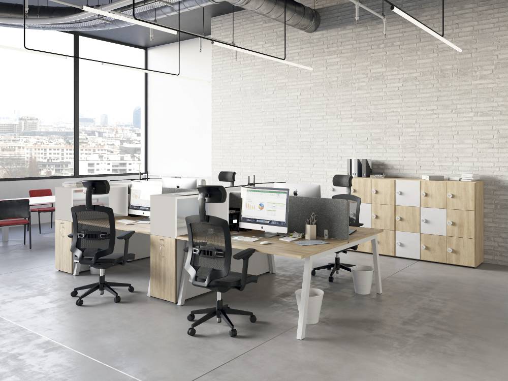 Nailah 1 – Operational Office Desk For 2 And 4 Persons 3