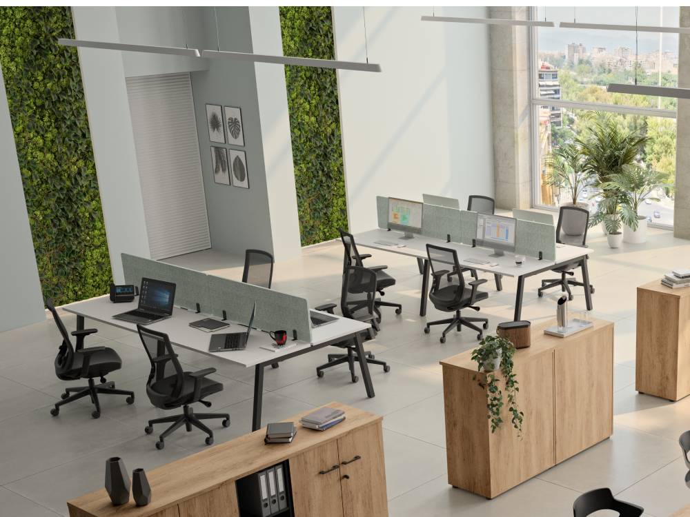 Nailah 1 – Operational Office Desk For 2 And 4 Persons 4