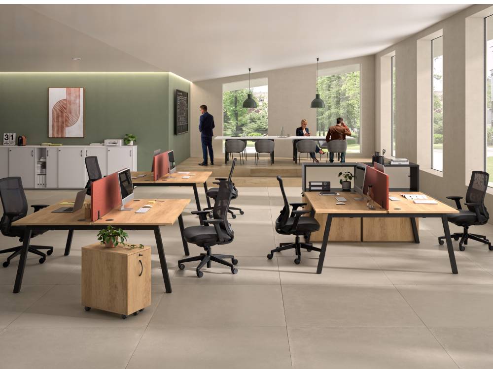 Nailah 1 – Operational Office Desk For 2 And 4 Persons 5
