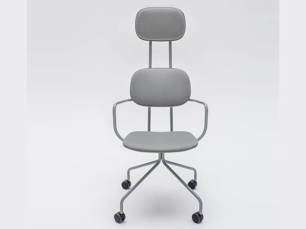 Raine – Operational Chair With Upholstered Seat And Optional Headrest 1
