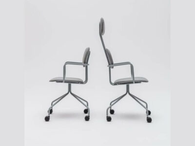 Raine – Operational Chair With Upholstered Seat And Optional Headrest