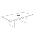 Small Rectangular Shape Table (8 Persons)
