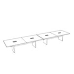 Sienna 1 Rectangular Meeting Room Table L 5600