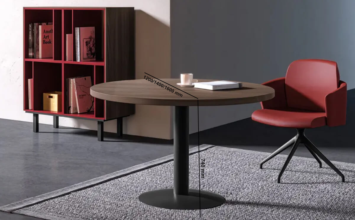 Sienna 1 – Rounded & Rectangular Shape Meeting Room Table
