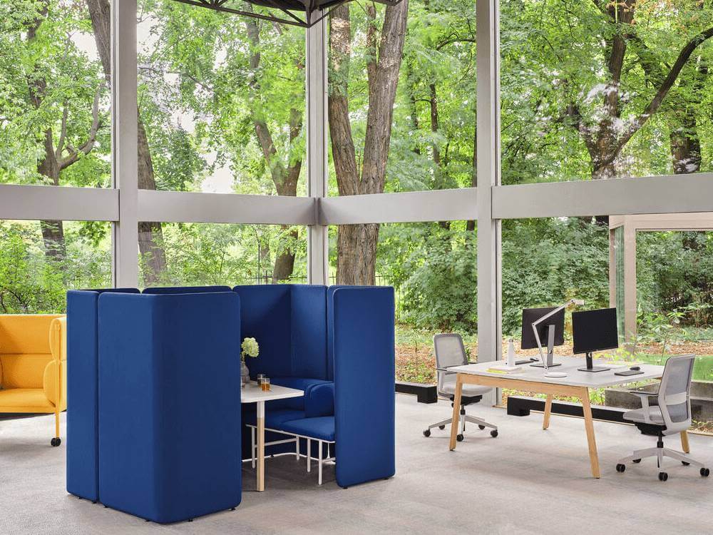 Ago – Private Work Pod With Optional Table Tv Stand For 4 Persons 06 Img