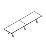 Large Rectangular Shape Table (12 and 16 Persons)