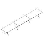 Extra Large Rectangular Shape Table (18 and 20 Persons)