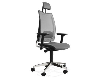 Cristina High Backresthight Adjustable Executive Chair Chrome