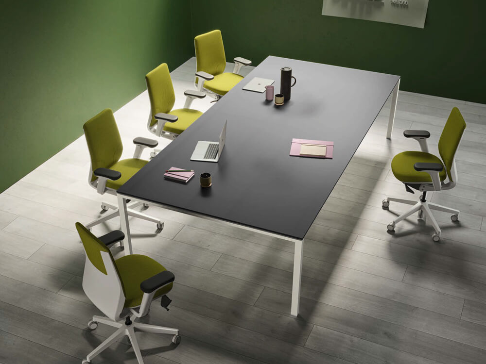 Eleonora 1 Ring Or U Leg Rectangular Meeting Table 2