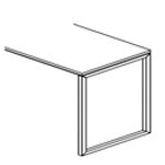 Eleonora 1 Ring Or U Leg Rectangular Meeting Table Ring Legs