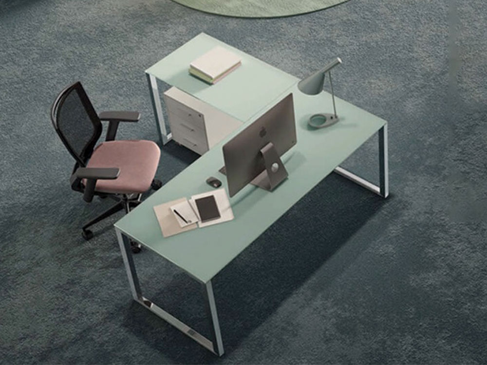 Eleonora – Ring, U And Panel Legs Executive Desk With Optional Return And Credenza Unit 01
