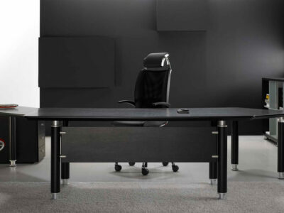 Felicita 1 – Modern Executive Desk With Modesty Panel And Optional Return 2