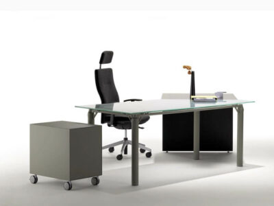 Isabella Modern Executive Desk With Optional Return 10