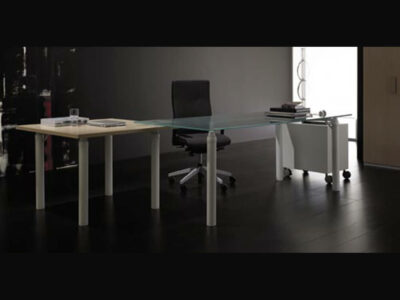 Isabella Modern Executive Desk With Optional Return 12